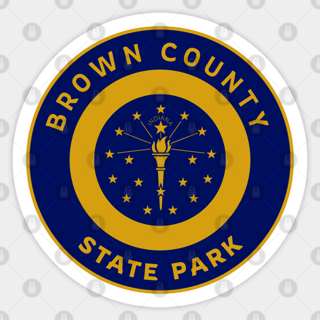 Brown County State Park Indiana Flag Bullseye Brown County State Park
